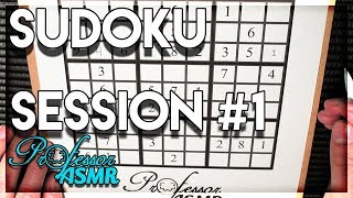 ASMR Sudoku Session #1 - For Sleep, Relaxation, and Focus