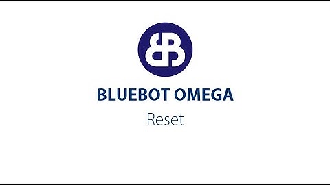 Blaupunkt Bluebot OMEGA: How to reset?