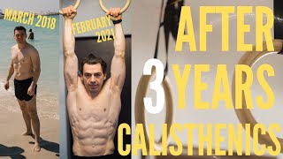 MY TRANSFORMATION AFTER 3 YEARS IN CALISTHENICS | My journey continues :) screenshot 2