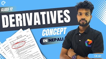 NEB Class 12 Derivatives Using Formula in Nepali || All Past year questions and Important Concepts