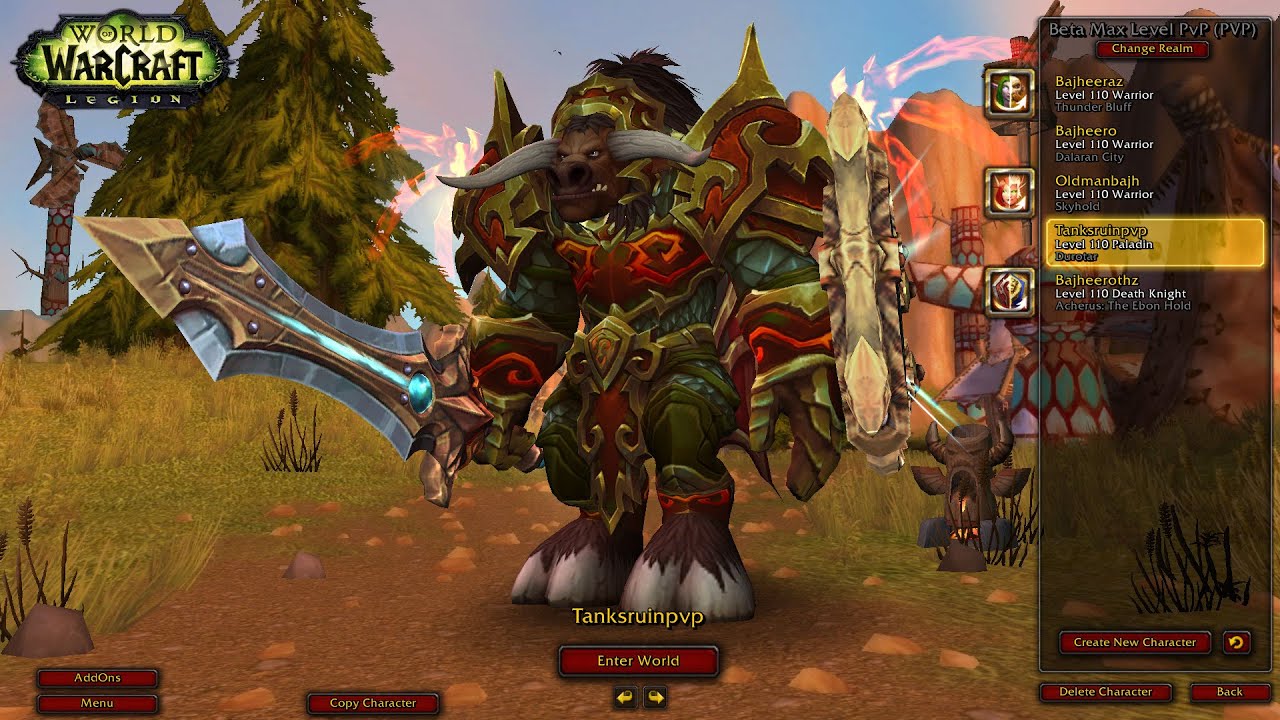 Legion 12 Character Slots Legion 12 Character Slots