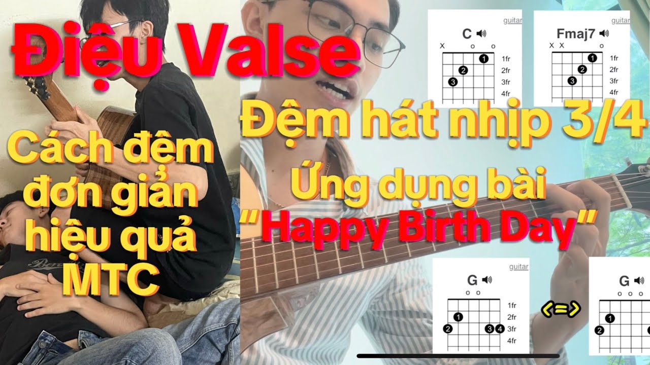 [HOT]Đệm hát nhịp 3/4 điệu Valse ứng dụng “Happy Birth Day” cực đơn giản hiệu quả nhất 2023