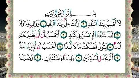 سورة البلد لفضيلة الشيخ سالم عبده سالم