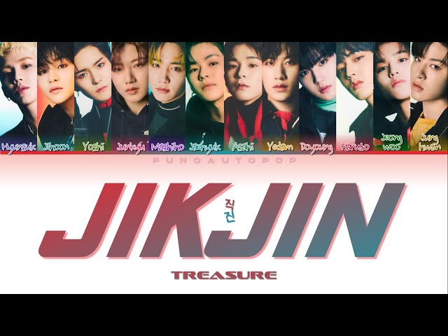 TREASURE 트레저  JIKJIN (직진)  Lyrics (ColorCoded/ENG/HAN/ROM/가사) class=