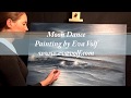 Full Moon over the Ocean Painting in Oil &quot;Moon Dance&quot;