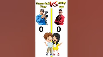 Sourav Joshi Vlogs vs crazy xyz ? #shorts #souravjoshivlogs #crazyxyz #mrindianhacker #viral