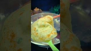 Crispy Layered Green Onion Paratha Recipe | Soft &amp; Flaky Homemade Bread #shorts #shortsfeed #viral