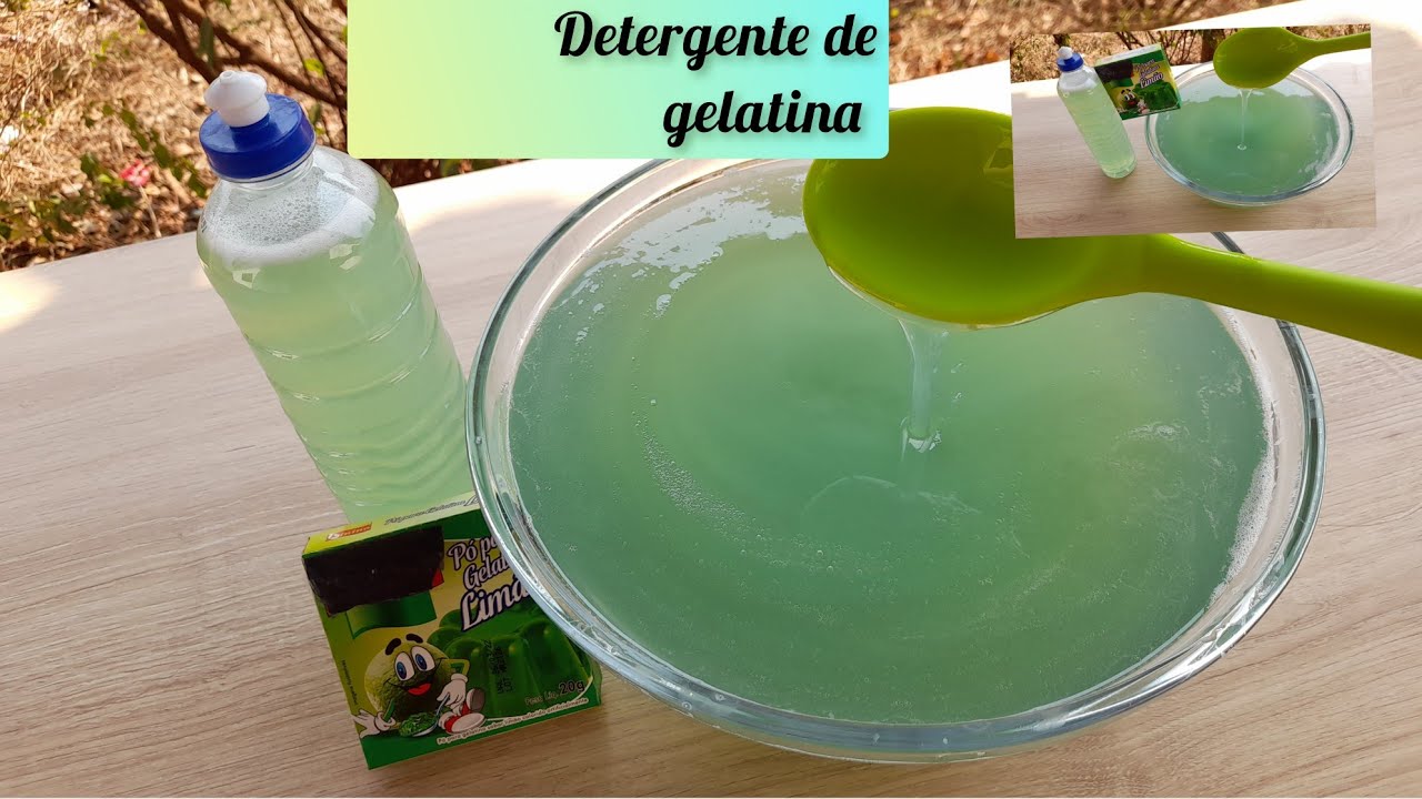📽 você nunca mais vai querer outro🧴🧽detergente de gelatina 🙋🏻‍♀️