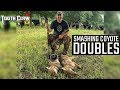 Smashing Coyote Doubles - Coyote Hunting