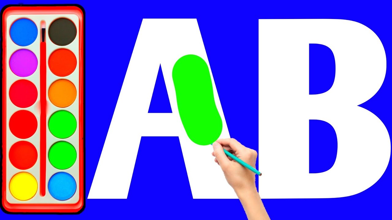 A to Z, Kids rhymes, collection forwriting along dotted lines for toddler, Alphabet, ABC song, ABCD4