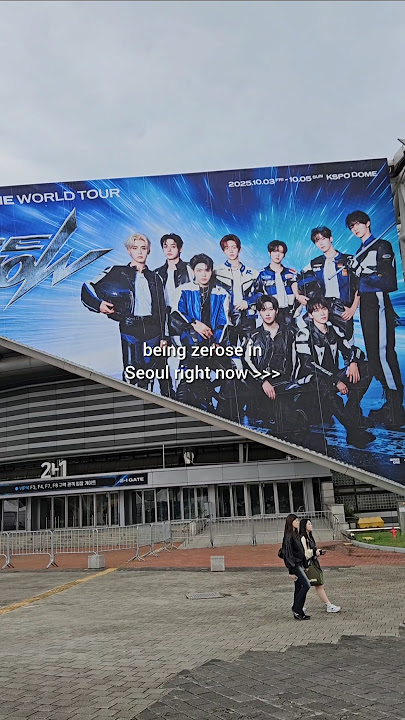 Being zerose in Seoul during ZEROBASEONE concert tour  #zerobaseone #hereandnow #제로베이스원 #zb1