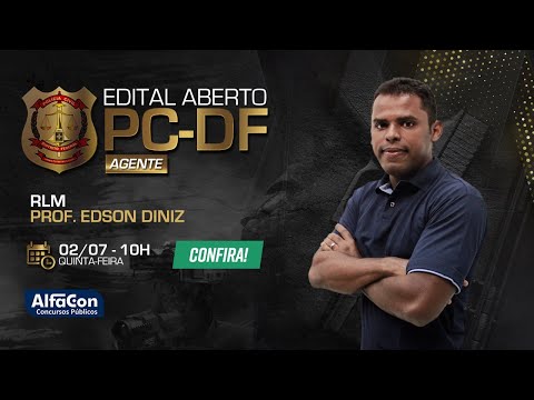 AO VIVO | Aula de RLM - Edital Aberto PCDF - AlfaCon - AO VIVO | Aula de RLM - Edital Aberto PCDF - AlfaCon