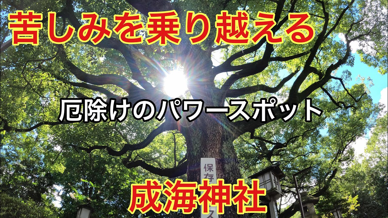 【厄払い】厄除けの神ヤマトタケルを祭るパワースポット「成海神社」 - YouTube