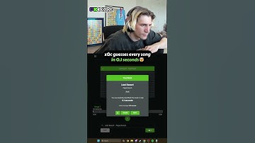 xQc GUESSED Every Song in 0.1 SECONDS 😱 #xqc #song #funny