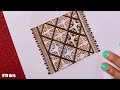 How to 3 different henna grids  bridal henna grids  henna tutorial by 9t9 arts academy  mehndi