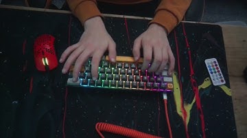 What a $100 budget custom keyboard sounds like...