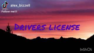 Olivia Rodrigo—Drivers license (lyric video)