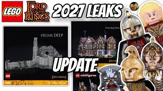 LEGO Lord Of the Rings 2027 Leaks UPDATE Helms Deep, Prancing Pony & Smaller Sets!