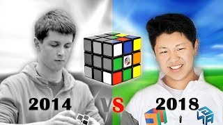 Rubik&#39;s Cube Speedcubing 2014 Vs 2018