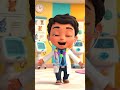 Dancing Doctor Teaches Health! 🩺✨ #nurseryrhymes #kidssongs #shorts  #cocomelon #nurseryrhymes #fun