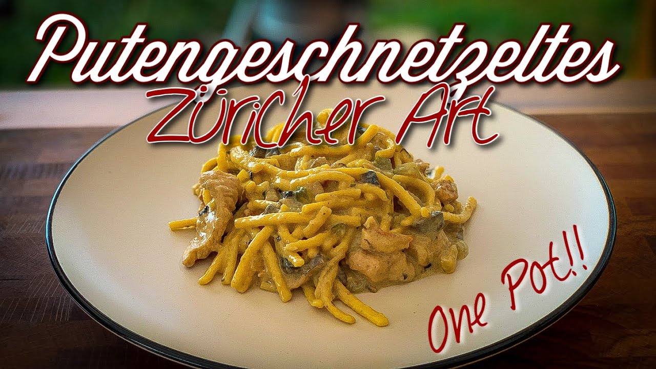 Putengeschnetzeltes Züricher Art als One Pot aus dem Dutch Oven # ...
