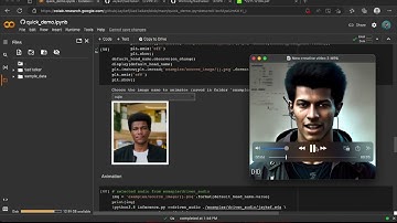 Sadtalker: Image + audio to video AI model demo.