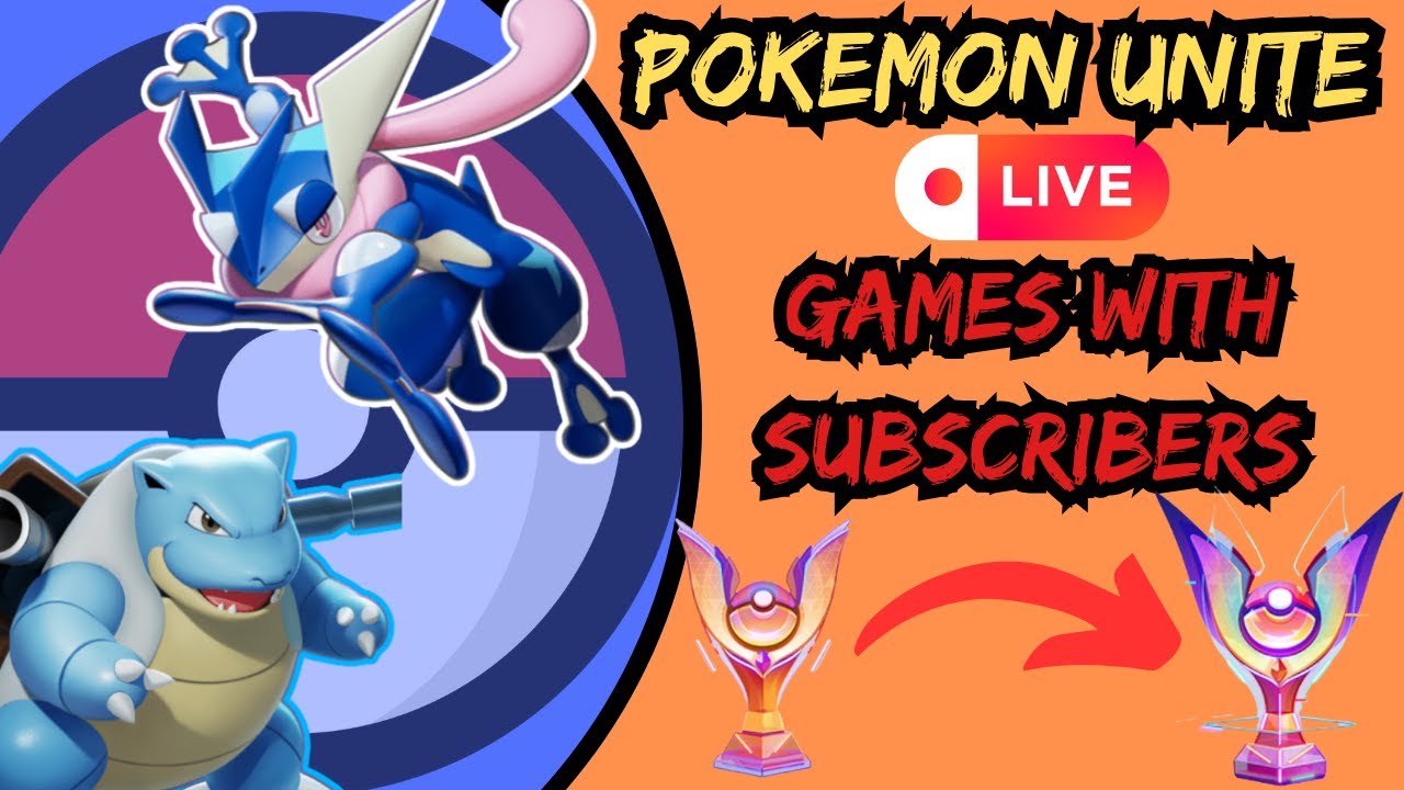 POKEMON UNITE RANK PUSH LIVE WITH SUBSCRIBERS BY NEIL07 GAMER - YouTube