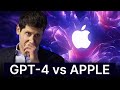 Apple robot apple vs gpt4 realm iphone openai sam altman  actus ia