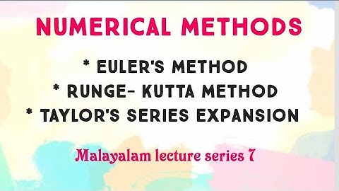 Numerical Methods | Euler