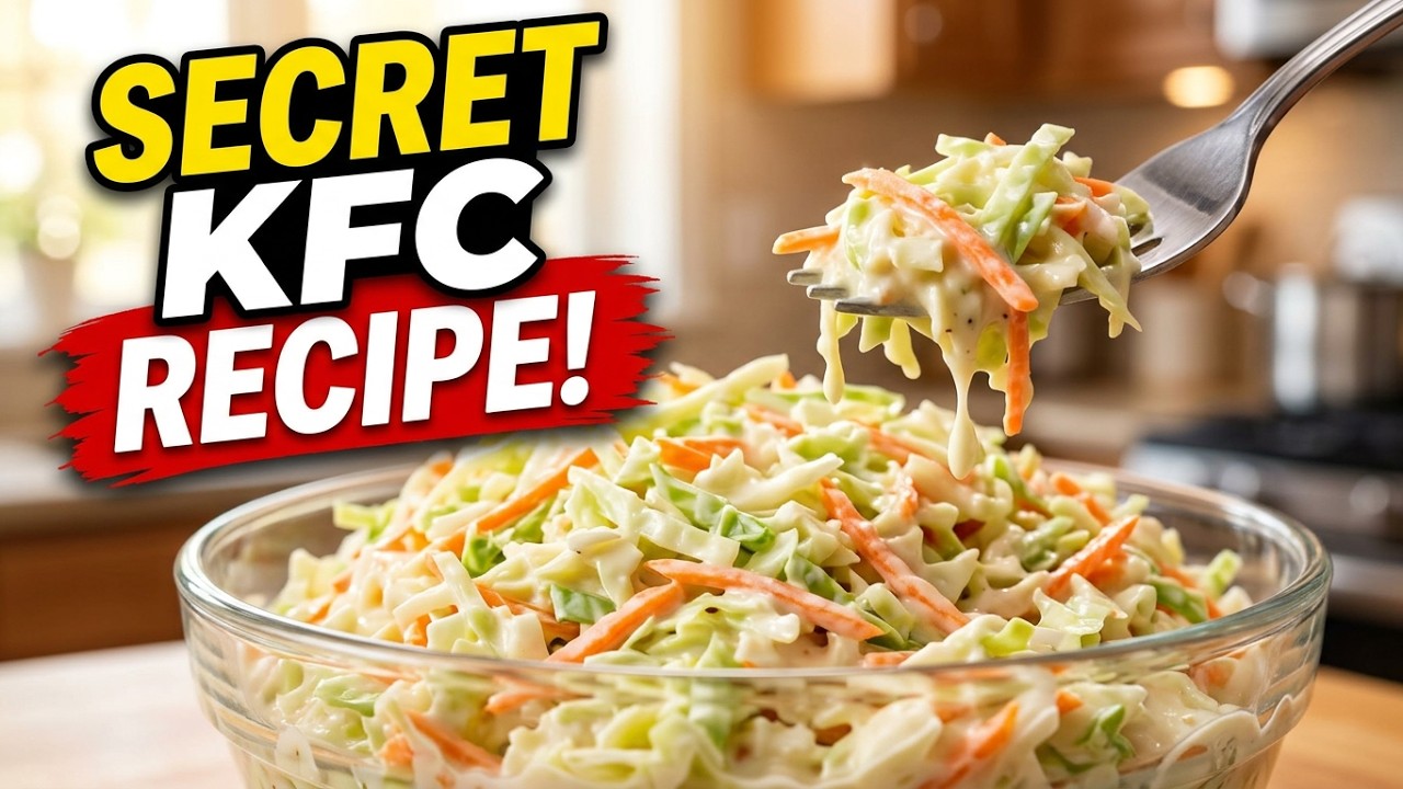 🏆🥬 KFC Copycat Coleslaw Made EASY — Same Great Taste! - YouTube