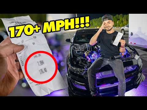 My FIRST 7 Second Pass in my Twin Turbo Mustang!!!