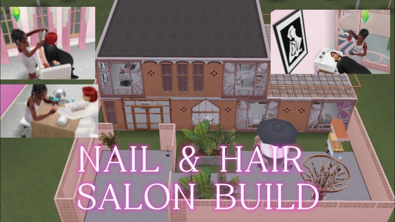 NAIL & HAIR SALON💅🏽🌸 BUILD TOUR |THE SIMS FREEPLAY | ORIGINAL BUILD| 