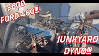 Will My Junkyard Ford 460 Survive The Dyno!!!!!