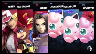 Super Smash Bros Ultimate Amiibo Fights – Request 16712 Terry, Banjo & Luminary vs Team Puff