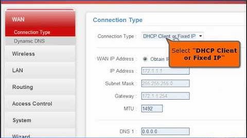 Procedure on how to configure Static Connection in ENHWI 1AN42 using Windows 7