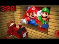 Mario et luigi mespionnent pendant que je dors sur minecraft 