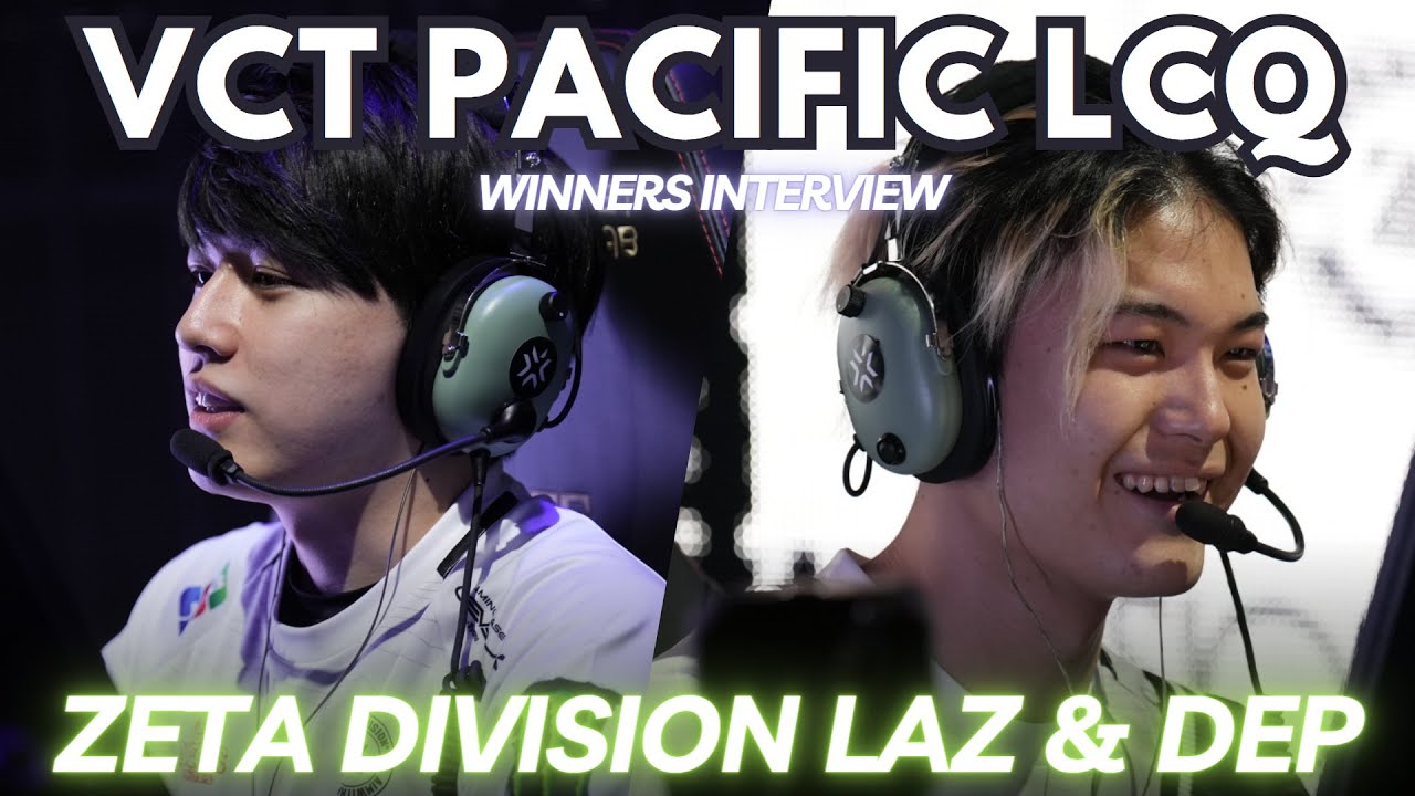 【ENG SUB】 ZETA DIVISION Laz and Dep Interview | VCT Pacific LCQ Grand ...