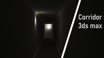 How to create Corridor in 10 minutes - 3ds max tutorial