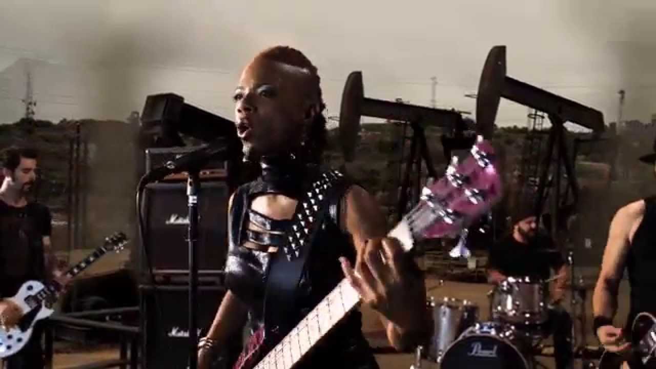 Female Bass Player Divinity Roxx Get Here Official Video Youtube