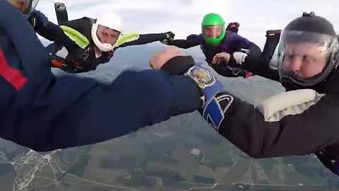 Darren Street Netheravon Scrambles! 2019... 4 way skydive.