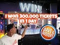 HOW TO WIN BIG at Dave & Busters *300,000 tickets in 1 day*