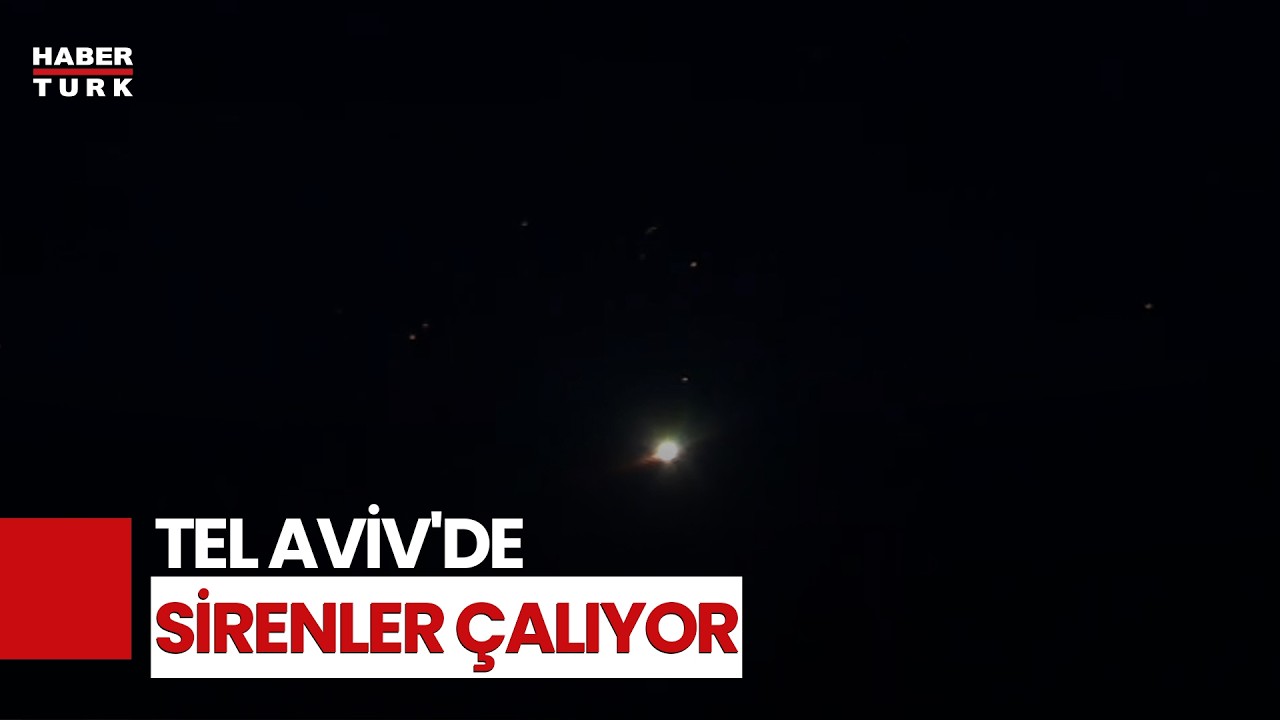 İran Füzesi Tel Aviv Semalarında