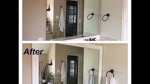 Ten Important Tips for Framing Out Mirrors - DIY Hometalk