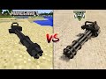 MINECRAFT MINIGUN VS GTA 5 MINIGUN - WHICH IS BEST?