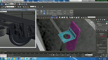 Tutorial on modeling & texturing a Train Boogie in 3dsmax ( part 5)
