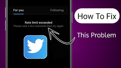 How To Fix Twitter Rate limit exceeded please wait a few moments then try again // Ultimate Tech pro