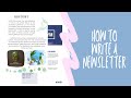 How to write a newsletter  newsletters  lets learn with nehal