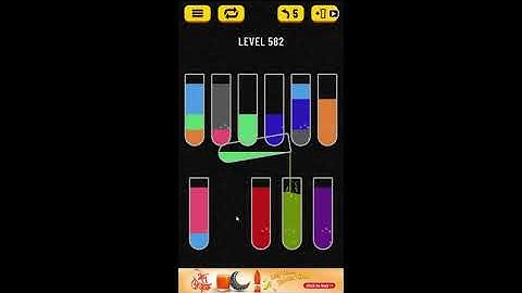 Water Sort Puzzle Level 582