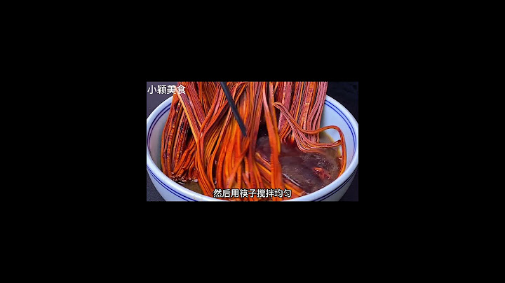 把酱油倒入面条中，没想到竟然这么好吃，营养又解馋，实在太香了（2）#美食【小穎美食】