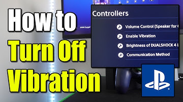 How to TURN OFF PS4 Controller Controller Vibration in Settings (Best Method)